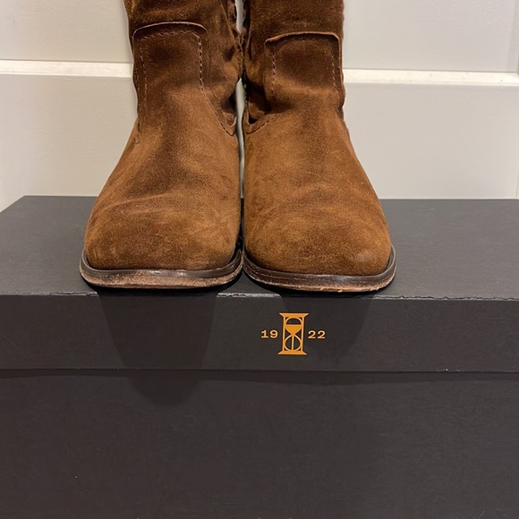 Frye Boots Brown Suede 6M EUC - Picture 4 of 8